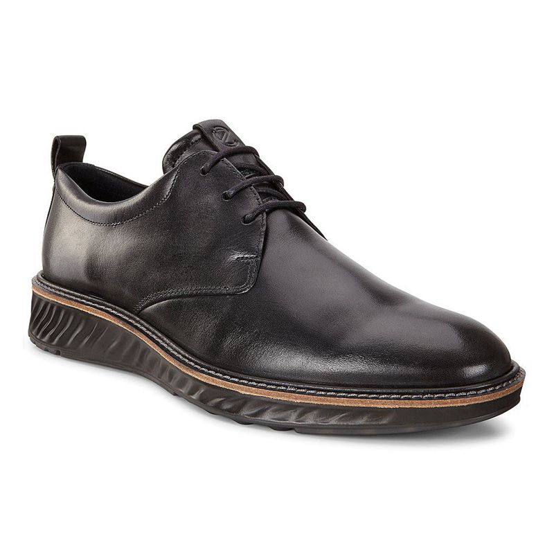 Zapatos Derby Ecco Melbourne Para Hombre,Negras,305219-UAQ